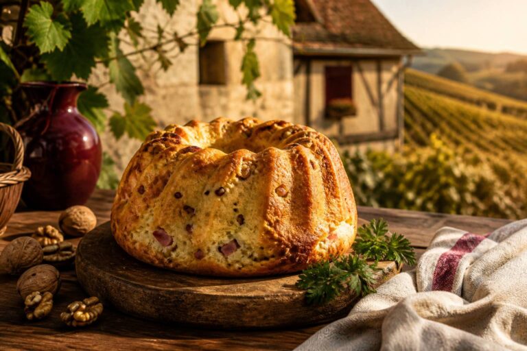 Kougelhopf salé : la recette alsacienne au lard et aux noix