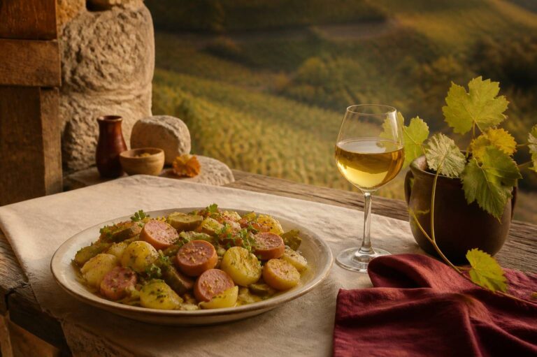Salade vigneronne alsacienne : la recette traditionnelle